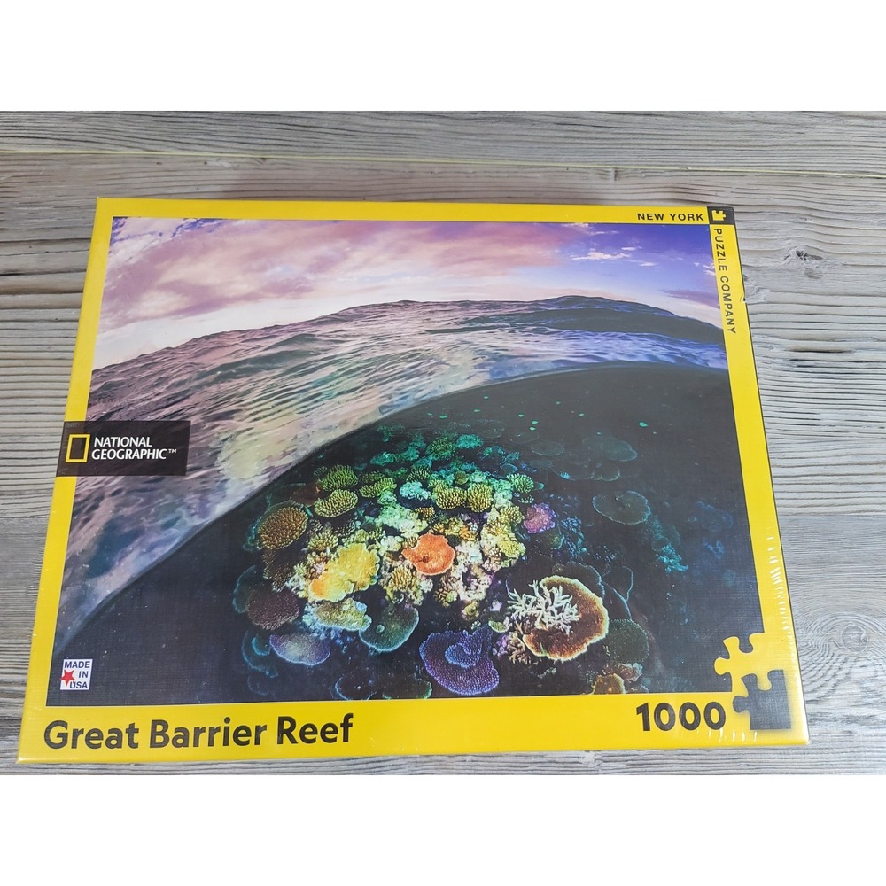 New Sealed National Geographic Great Barrier Reef 1000 Piece Jigsaw Puzzle